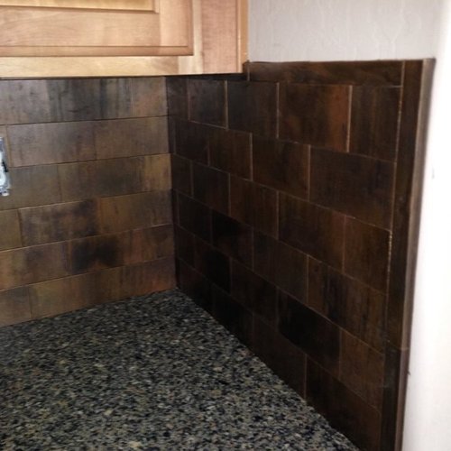 tiled kitchen backsplash from Creative Home Enhancements Inc in Anthem, AZ